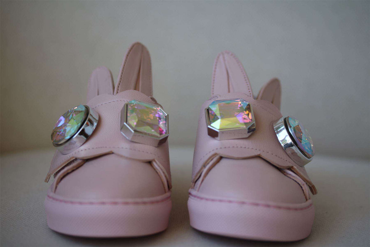 MINNA PARIKKA MINI GIRLS PINK GEM TRAINERS EU 25 UK 7.5