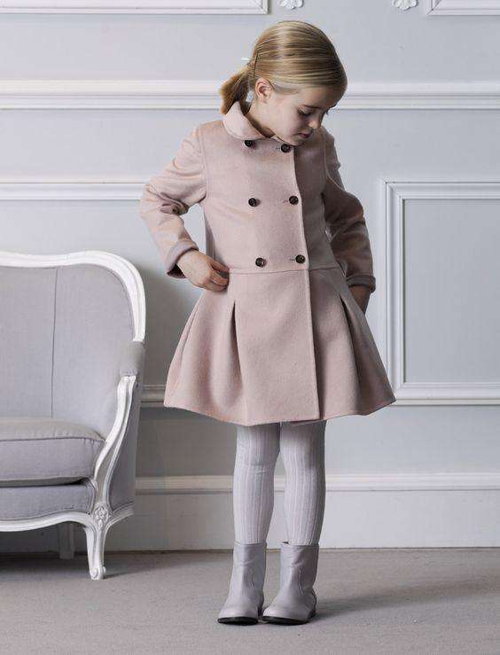 DIOR BABY PINK AND TAUPE DOUBLE-SIDED PURE CASHMERE COAT 9 MONTHS