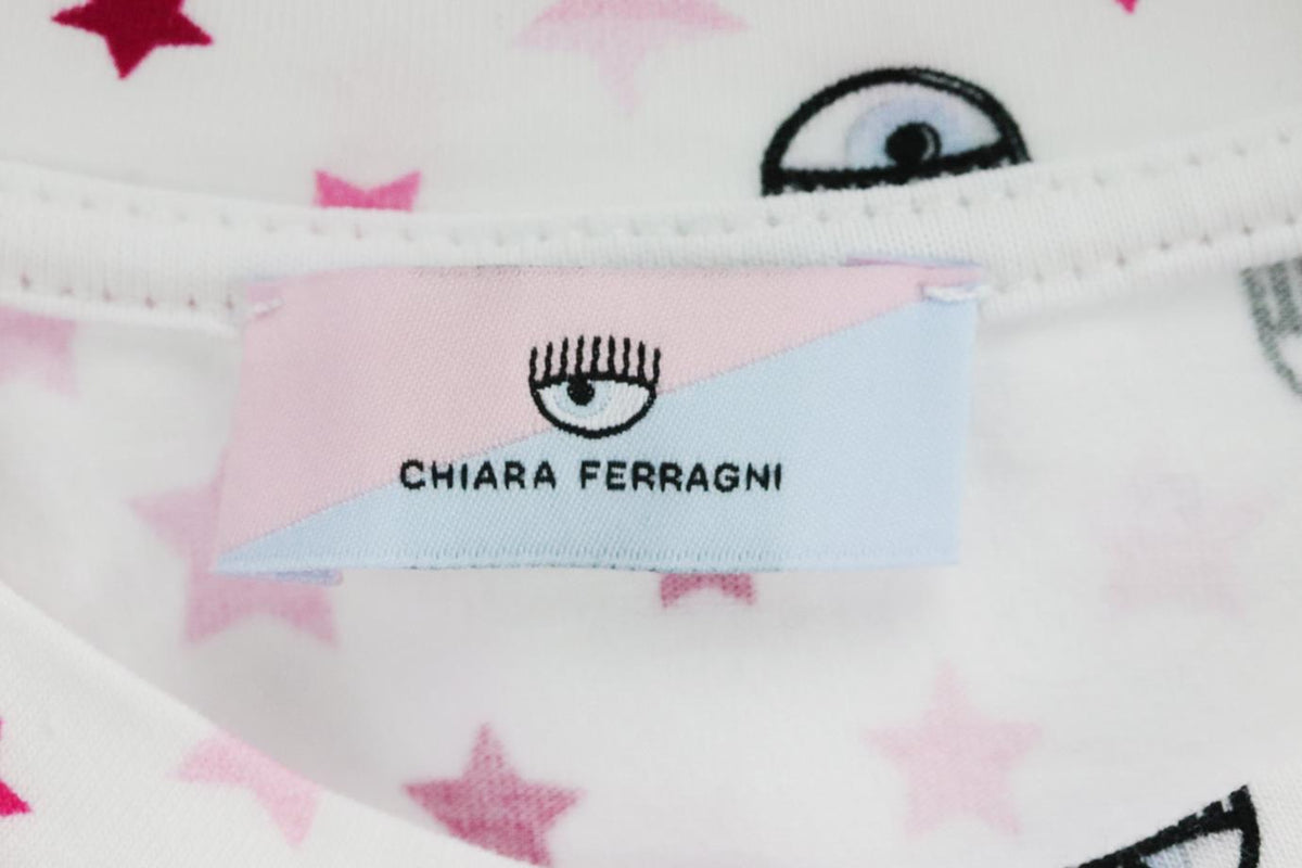 CHIARA FERRAGNI KIDS GIRLS COTTON T-SHIRT 8 YEARS