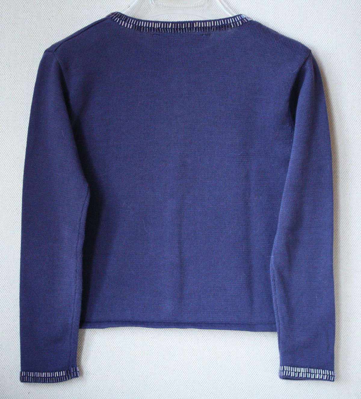 TARTINE ET CHOCOLAT NAVY BEADED BABY CARDIGAN 2 YEARS
