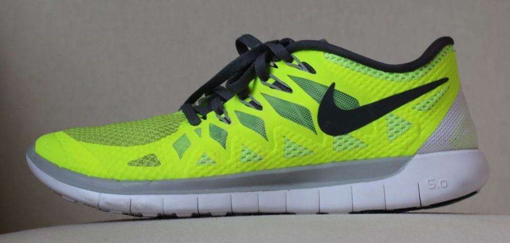 NIKE FREE 5.0 ID YELLOW TRAINERS 40 UK 6 US 8.5