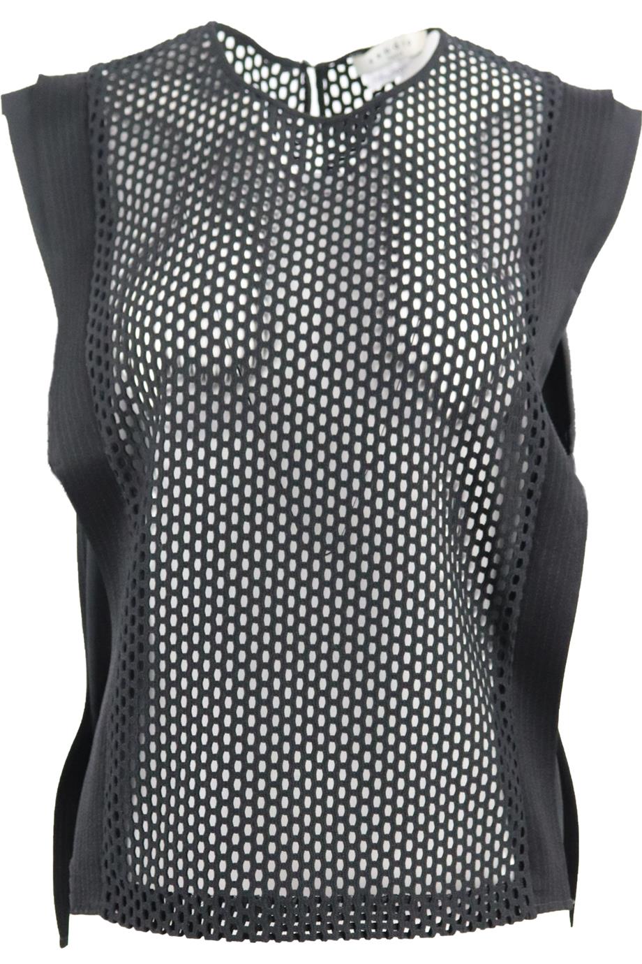 SANDRO STRETCH MESH TOP SMALL