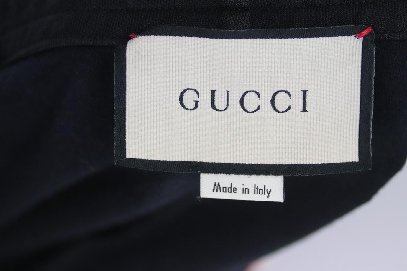 GUCCI MEN'S INTARSIA TECH JERSEY SHORTS XLARGE