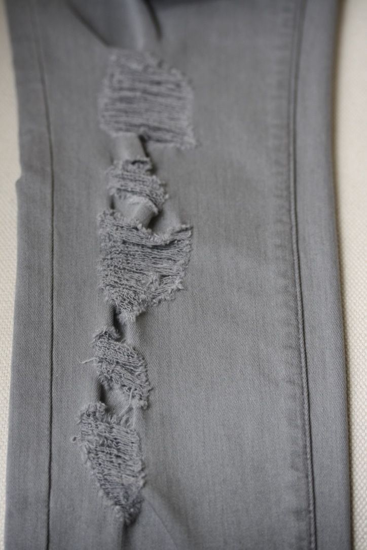 FRAME LE SKINNY DE JEANNE WILSHIRE GREY JEANS W25 UK 6/8
