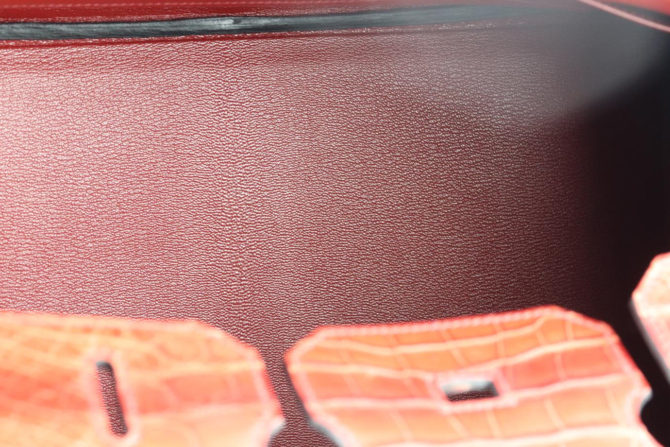 HERMÈS 2013 BIRKIN 35CM MATTE ALLIGATOR MISSISSIPPIENSIS LEATHER BAG