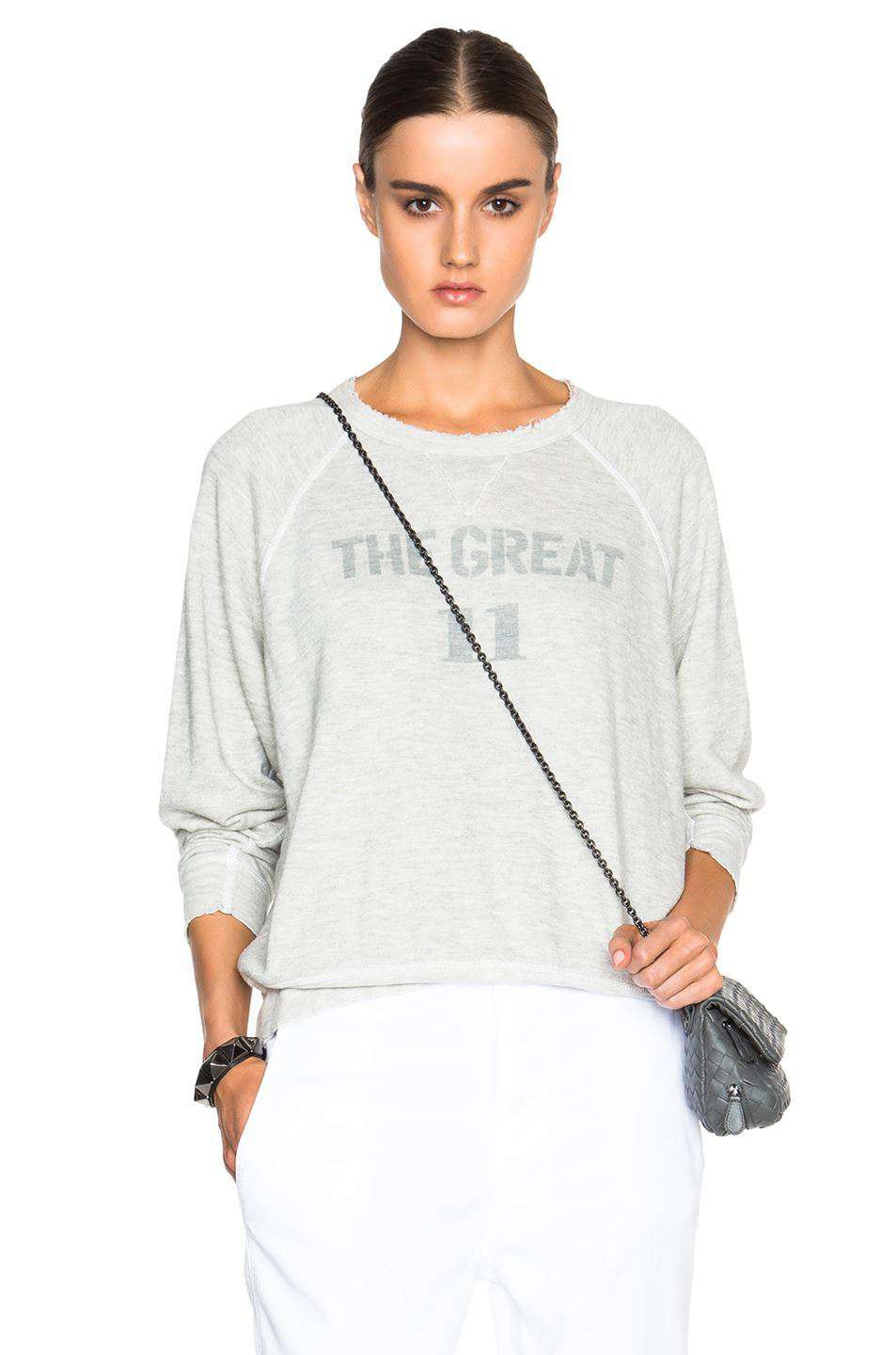 THE GREAT VARSITY COTTON SWEATER 1 UK 8
