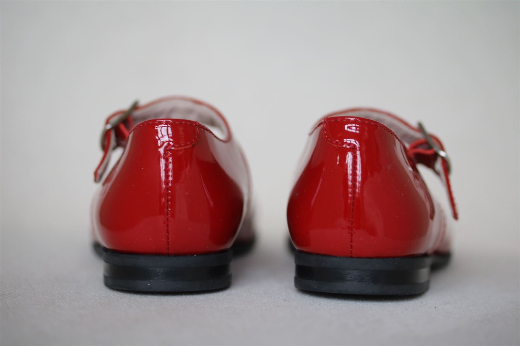 IL GUFO GIRLS RED PATENT LEATHER SHOES EU 23 UK 6