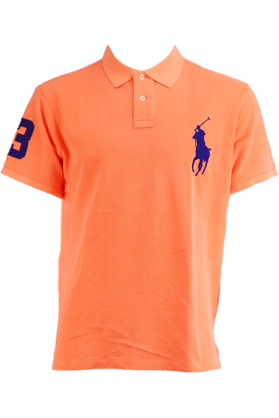 POLO RALPH LAUREN MEN'S CUSTOM FIT COTTON PIQUÉ POLO SHIRT LARGE