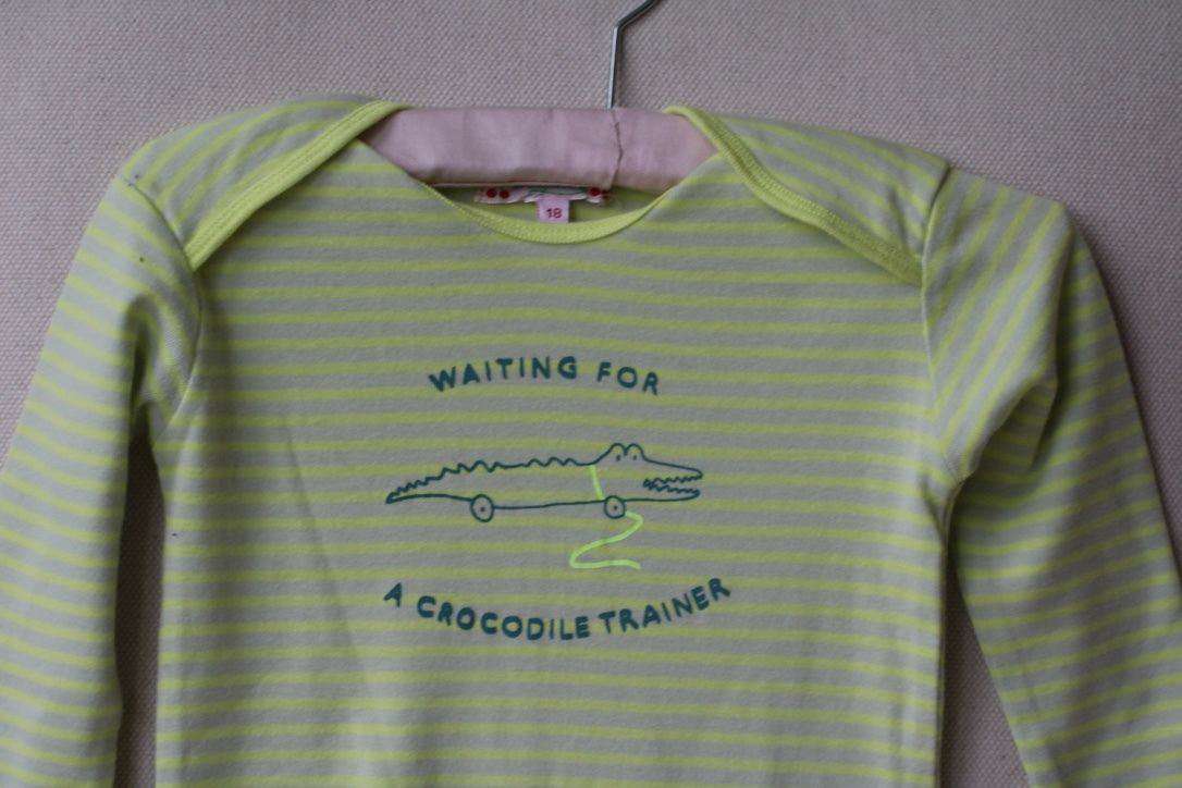 BONPOINT BABY CROCODILE BABYGROW 18 MONTHS