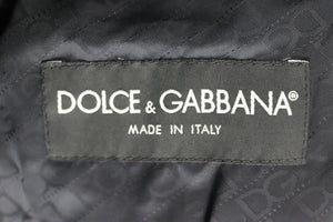 DOLCE AND GABBANA MEN'S LEATHER JACKET IT 50 UK/US CHEST 40