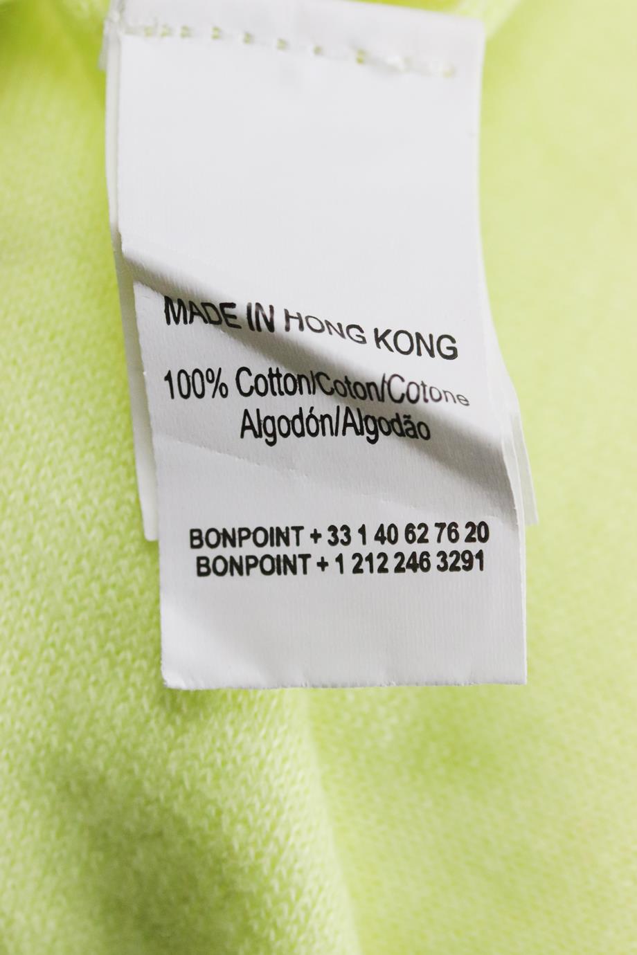 BONPOINT BABY GIRLS COTTON ONESIE 12 MONTHS