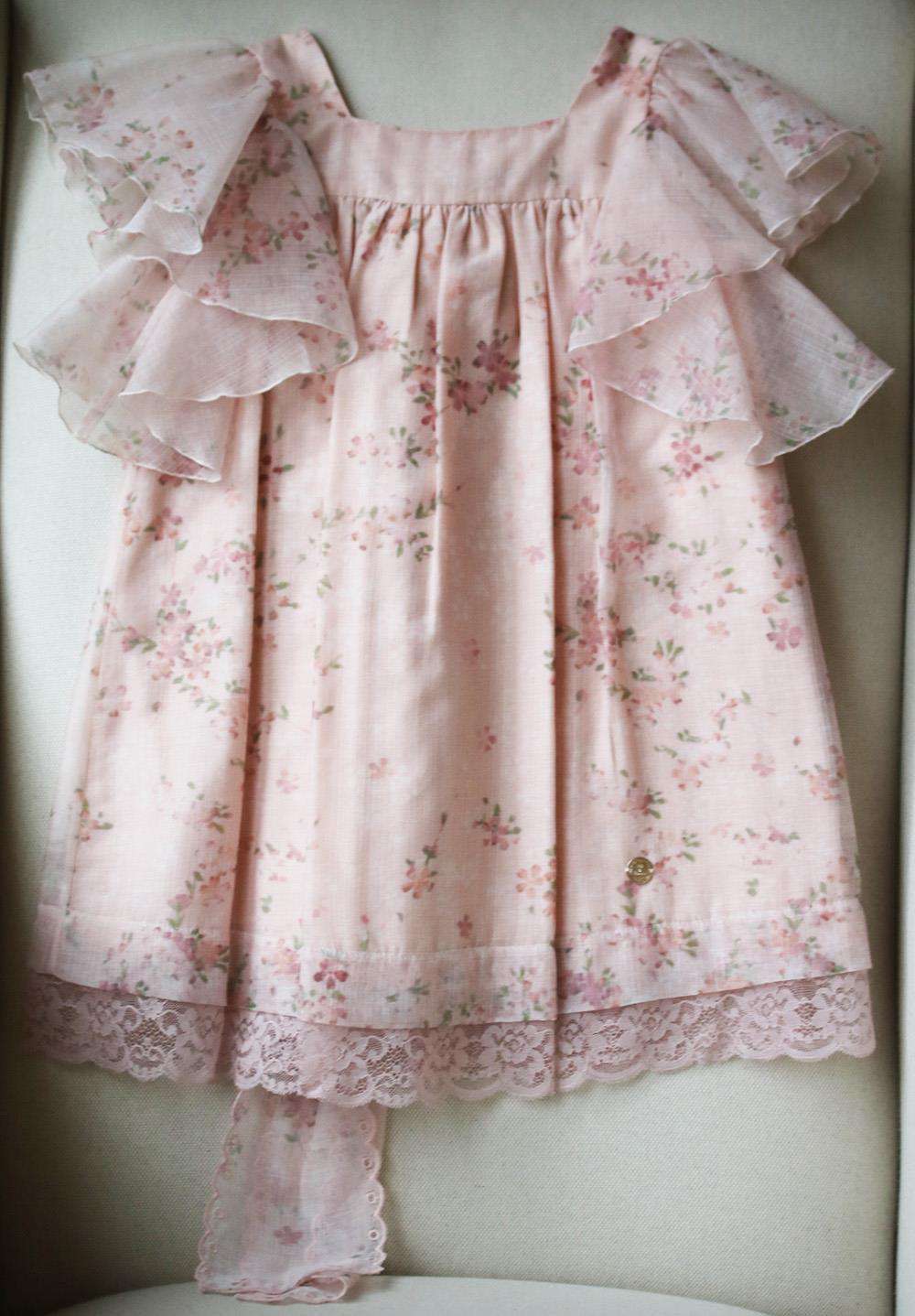 PILI CARRERA KIDS GIRLS FLORAL PRINT DRESS 5 YEARS