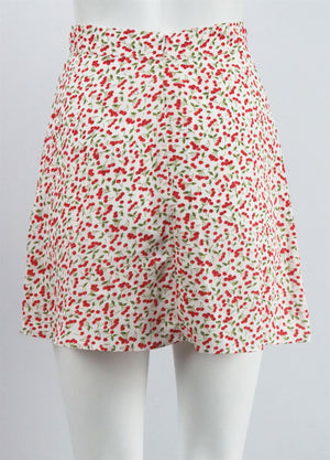 FLYNN SKYE PRINTED CREPE MINI SKIRT SMALL