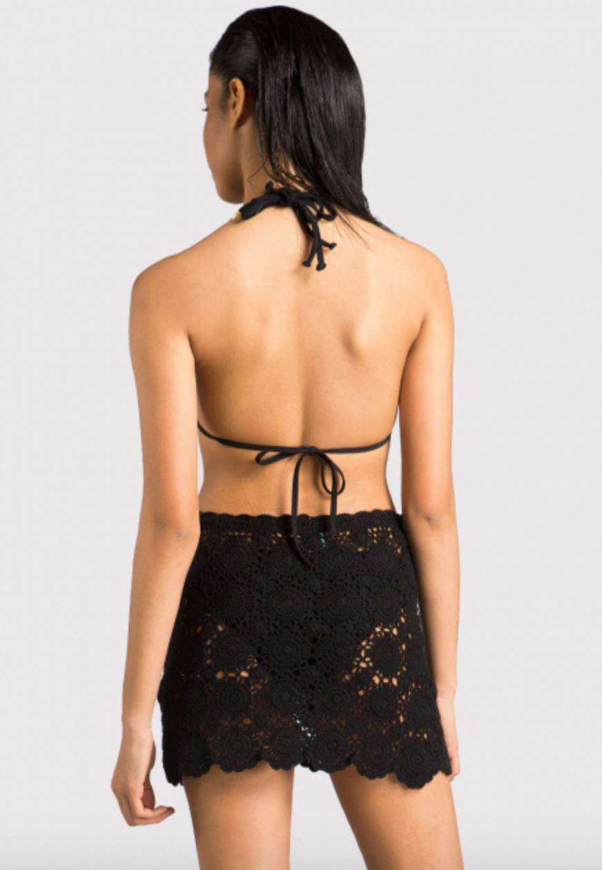 MELISSA ODABASH AMANDA CROCHET SKIRT SMALL