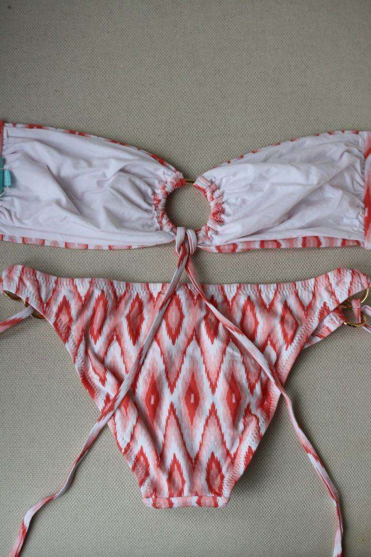 MELISSA ODABASH JANEIRO IKAT CORAL BIKINI UK 10/12
