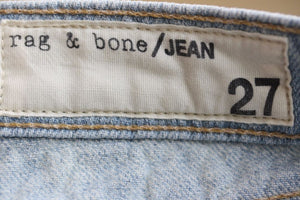 RAG AND BONE HIGHBURY DENIM CUTOFF SHORTS W27 UK 8/10