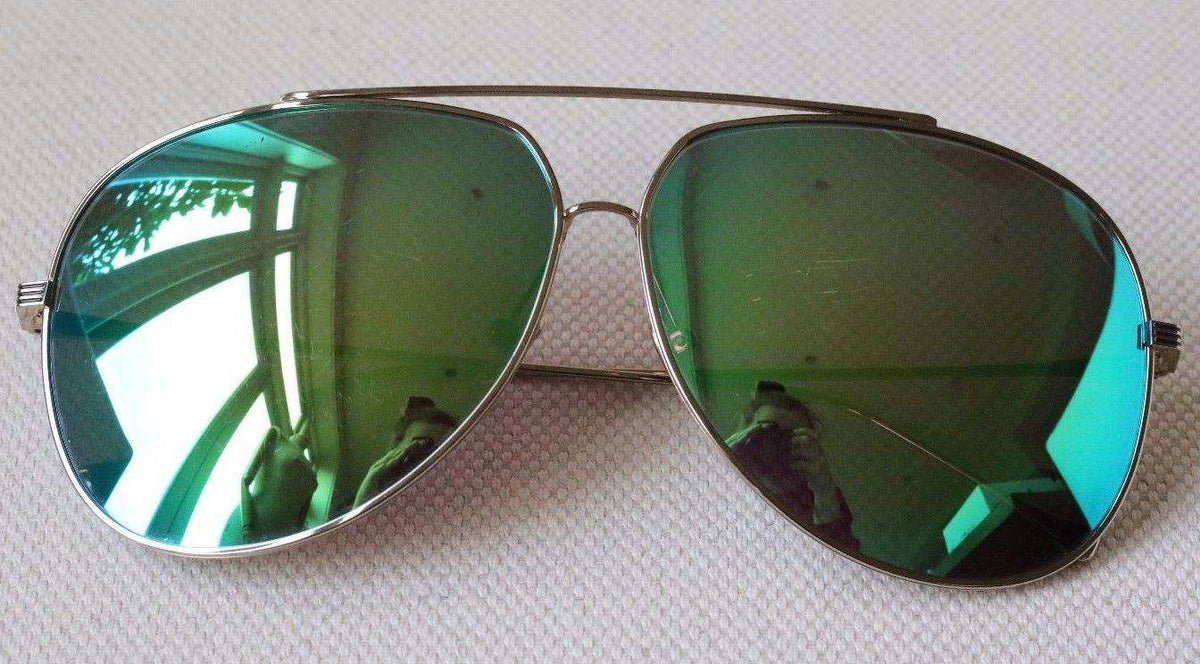 DITA CONDOR GREEN MIRRORED SUNGLASSES