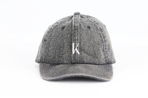 KITH EMBROIDERED WASHED DENIM BASEBALL CAP LARGE