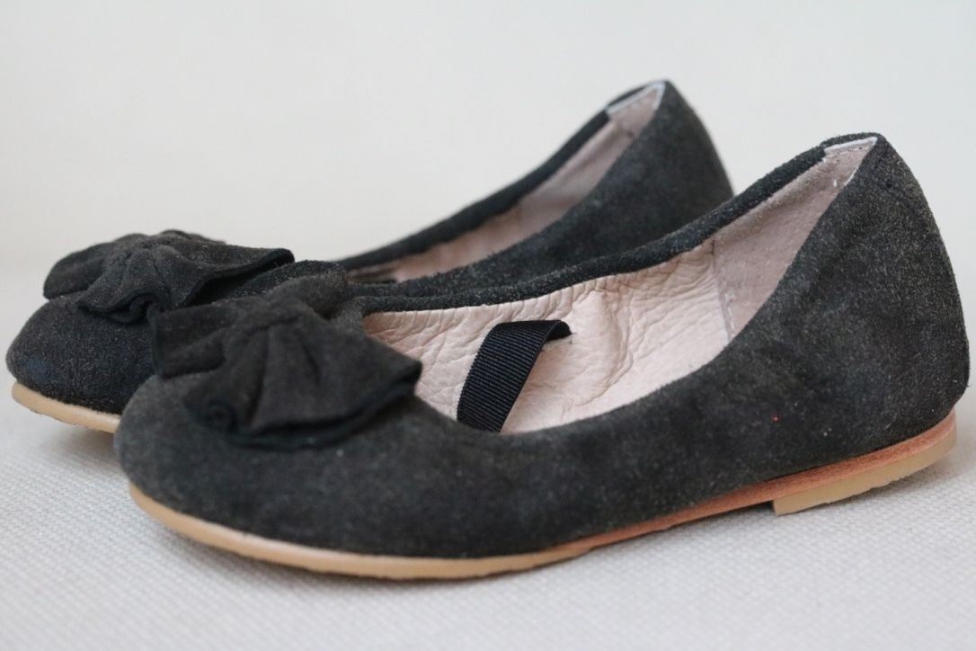 BLOCH BABY GIRLS VITTORIA BLACK SUEDE SHOES EU 22 UK 5
