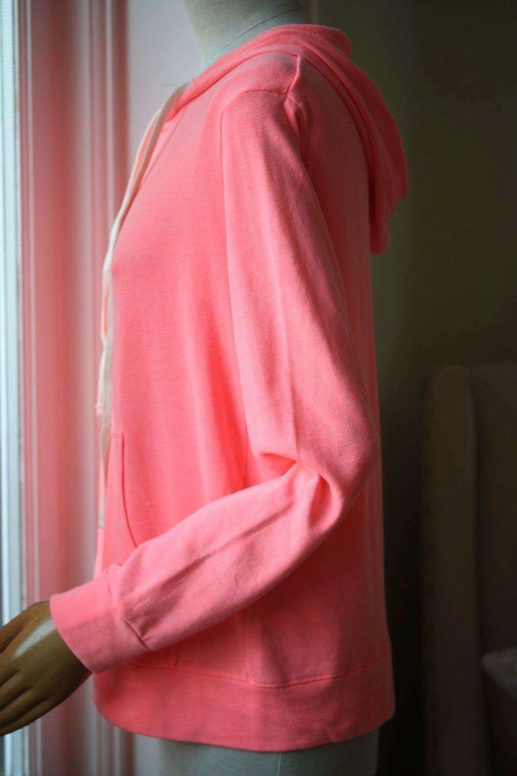 SUNDRY ZIP FRONT POCKET HOODIE US 2 UK 6