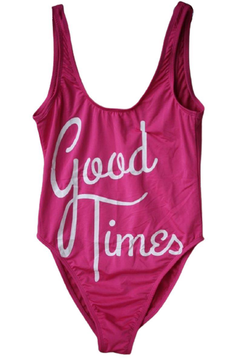 CHRLDR GOOD TIMES ONE PIECE SWIMSUIT MEDIUM/LARGE