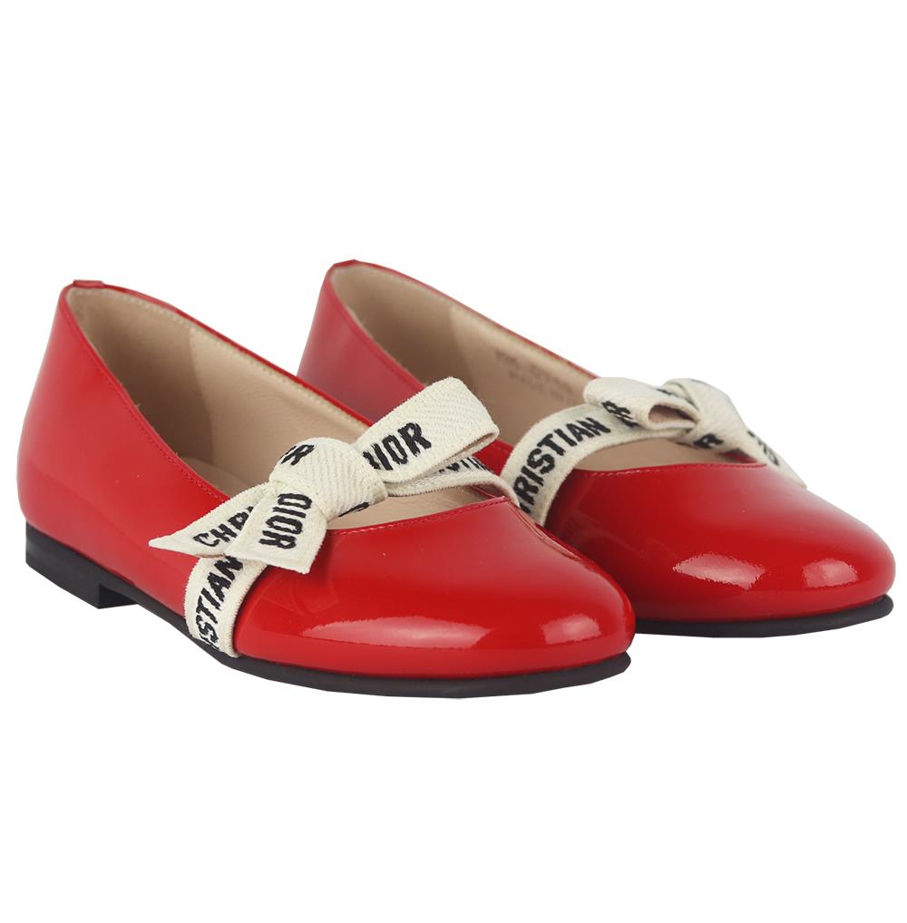 CHRISTIAN DIOR KIDS GIRLS MISS B PATENT LEATHER SHOES EU 29 UK 11