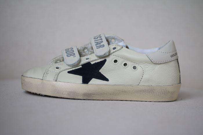 GOLDEN GOOSE FOR BONPOINT LTD EDITION KIDS CREAM TRAINERS EU 26 UK 8.5