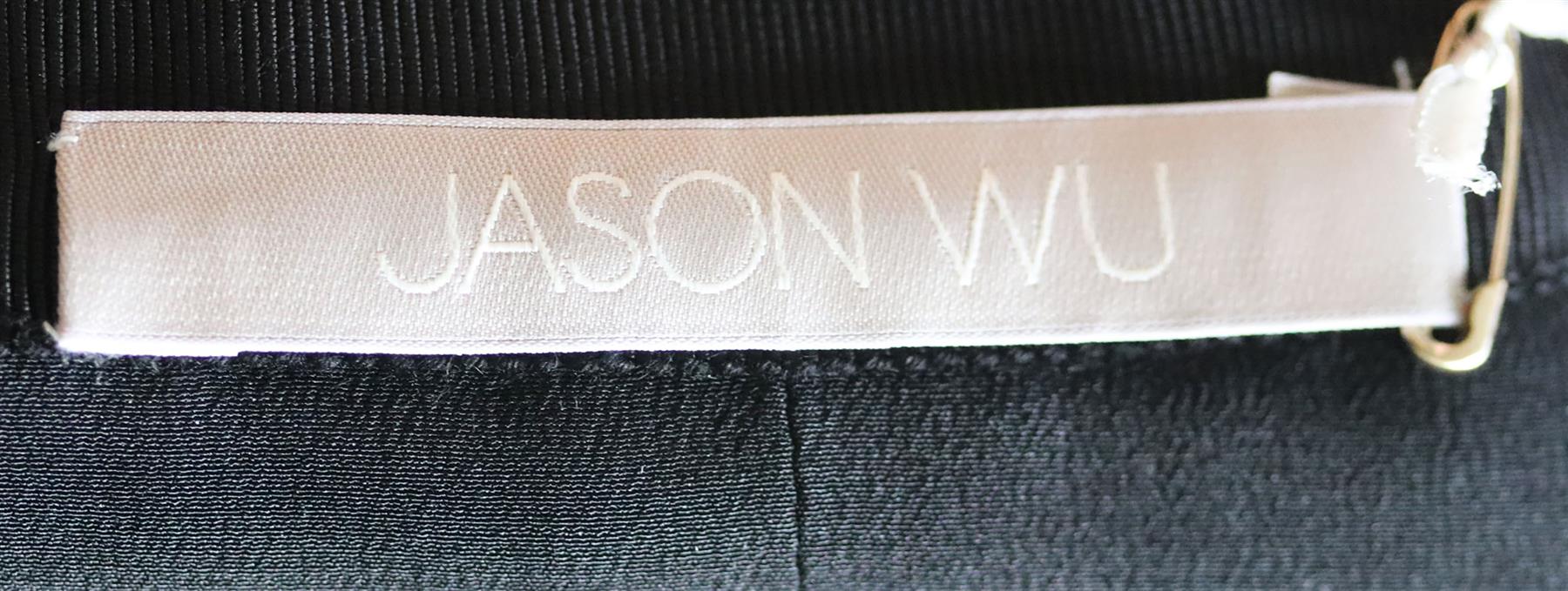 JASON WU COLLECTION PLISSE SILK CHIFFON DRESS US 6 UK 10