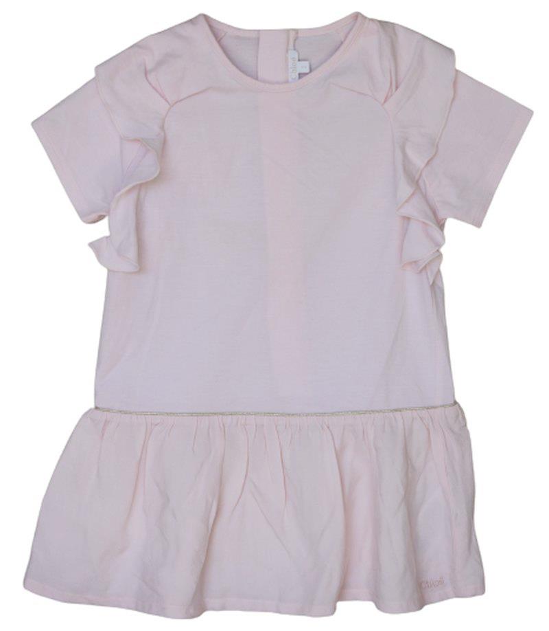 CHLOE GIRLS PINK JERSEY DRESS 3 YEARS