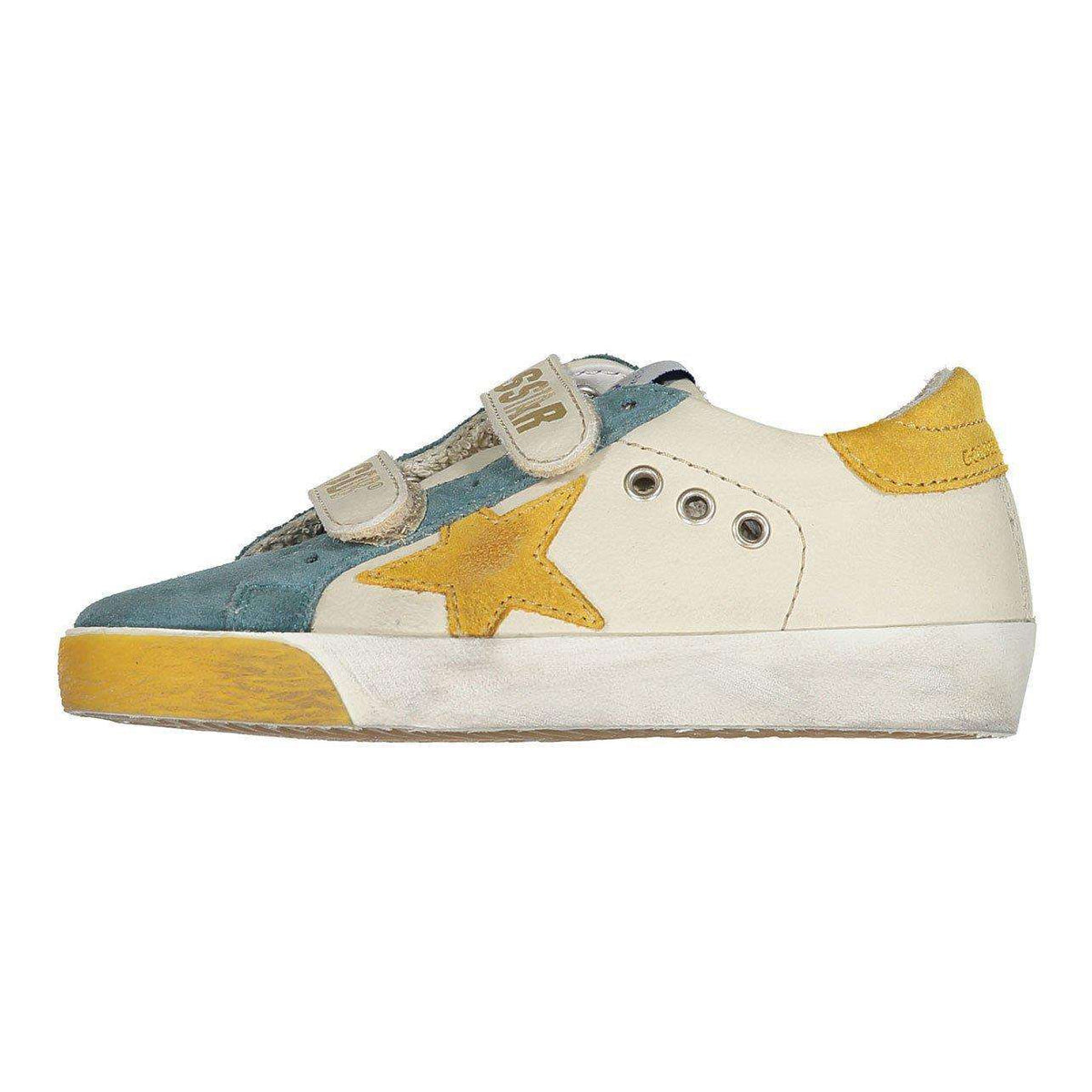 GOLDEN GOOSE FOR BONPOINT KIDS UNISEX OLD SCHOOL SUEDE SNEAKERS EU 27 UK 9
