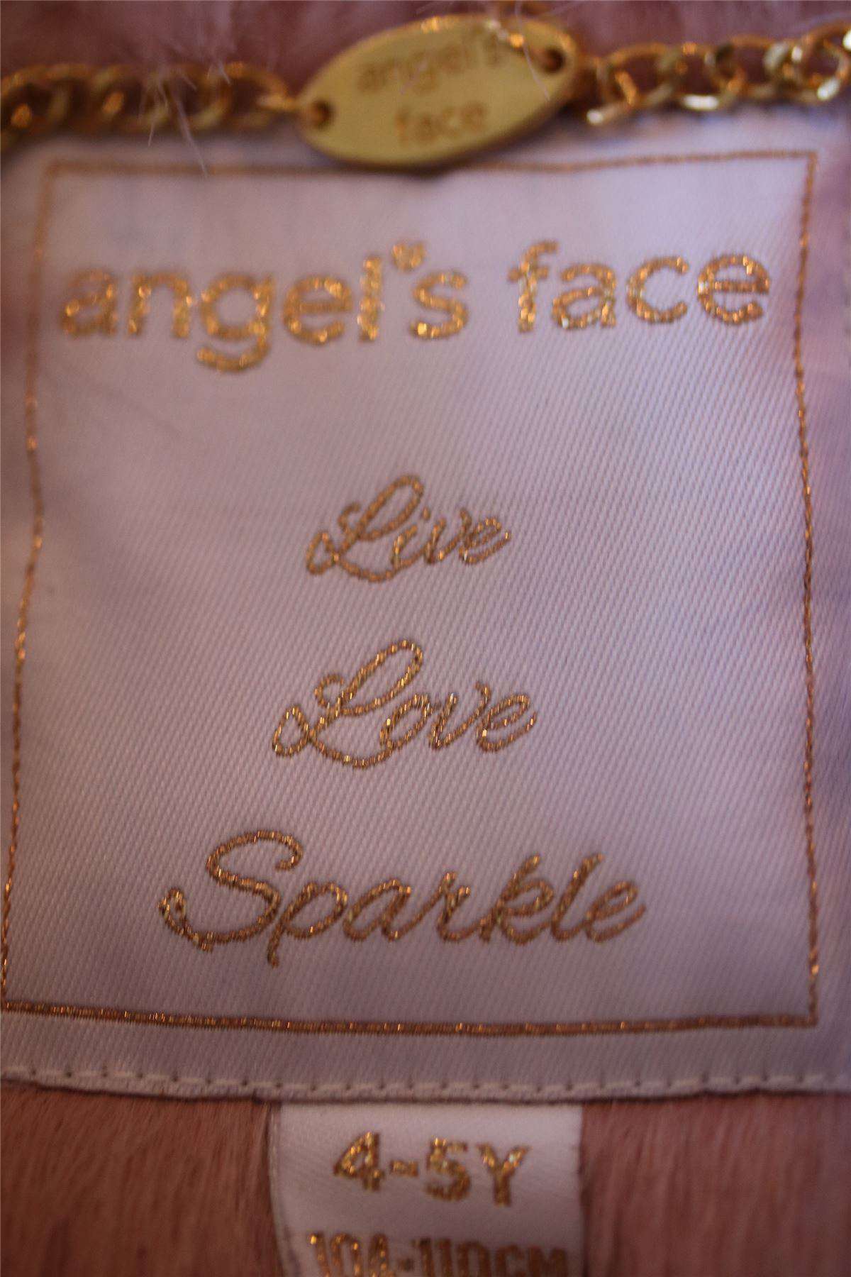 ANGEL'S FACE GIRLS PINK FUR JACKET 4-5 YEARS