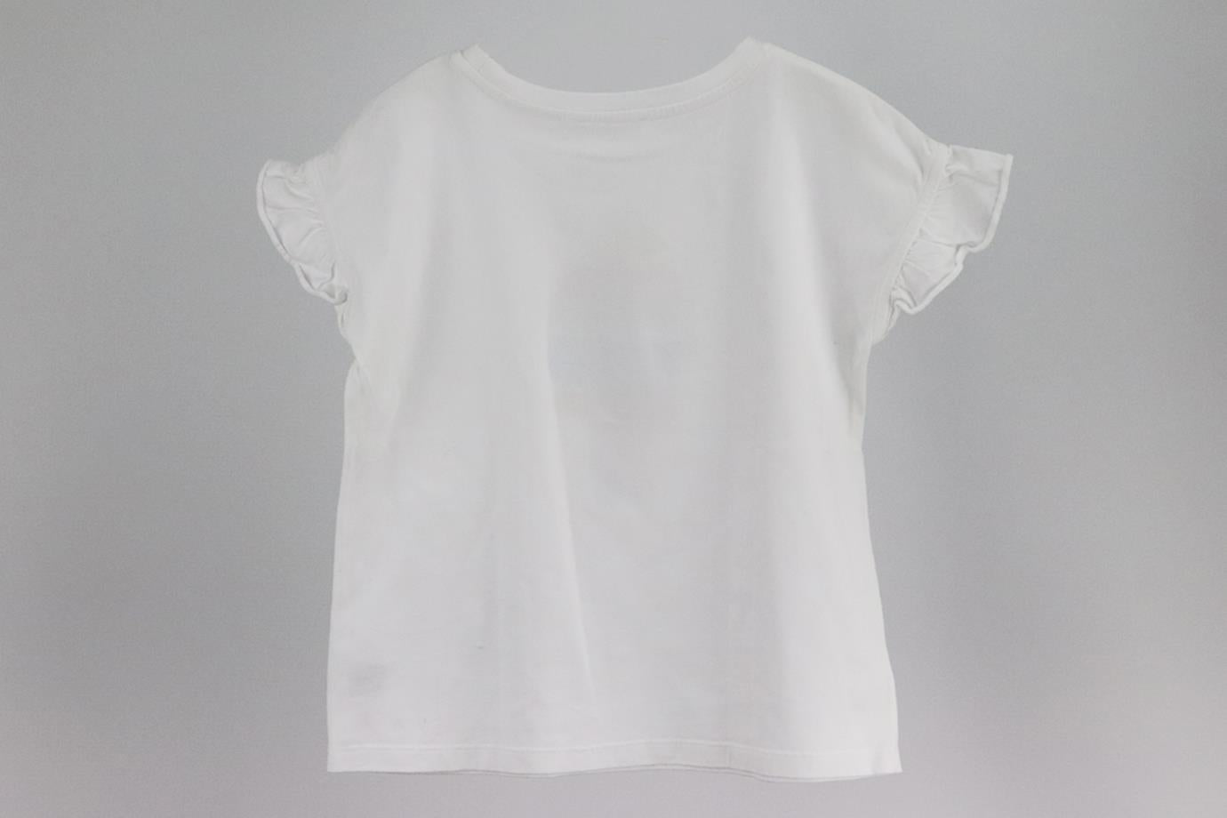 SONIA RYKIEL KIDS GIRLS COTTON T-SHIRT 8 YEARS