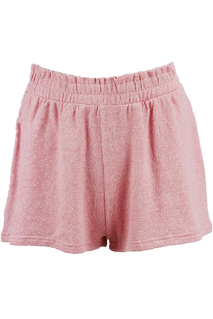 LOVESHACKFANCY BOUCLÉ KNIT SHORTS SMALL