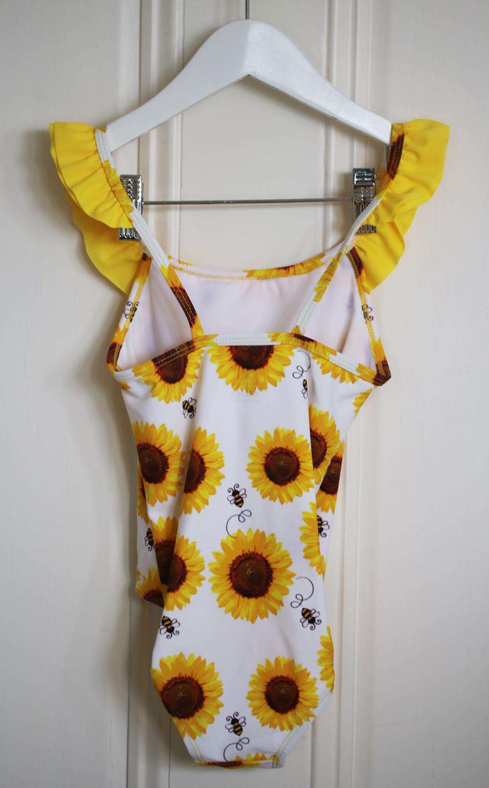 A DEE KIDS GIRLS SUNFLOWER SWIMSUIT 6 YEARS
