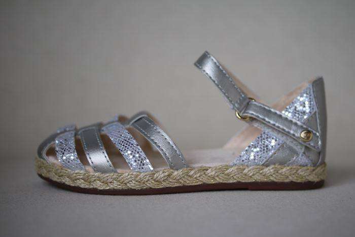 UGG KIDS SILVER MATILDE SANDALS EU 26 UK 8