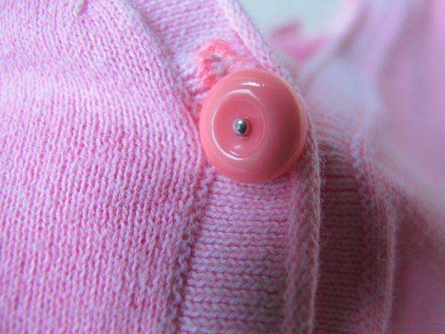 BONPOINT BABY NEON PINK COTTON CHERRIES CARDIGAN 3 YEARS