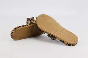 MINI MELISSA KIDS GIRLS LEOPARD JELLY SLIDES EU 33 UK 1