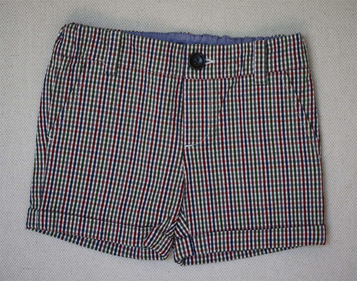 GUCCI BABY BOYS CHECK SHORTS 3-6 MONTHS