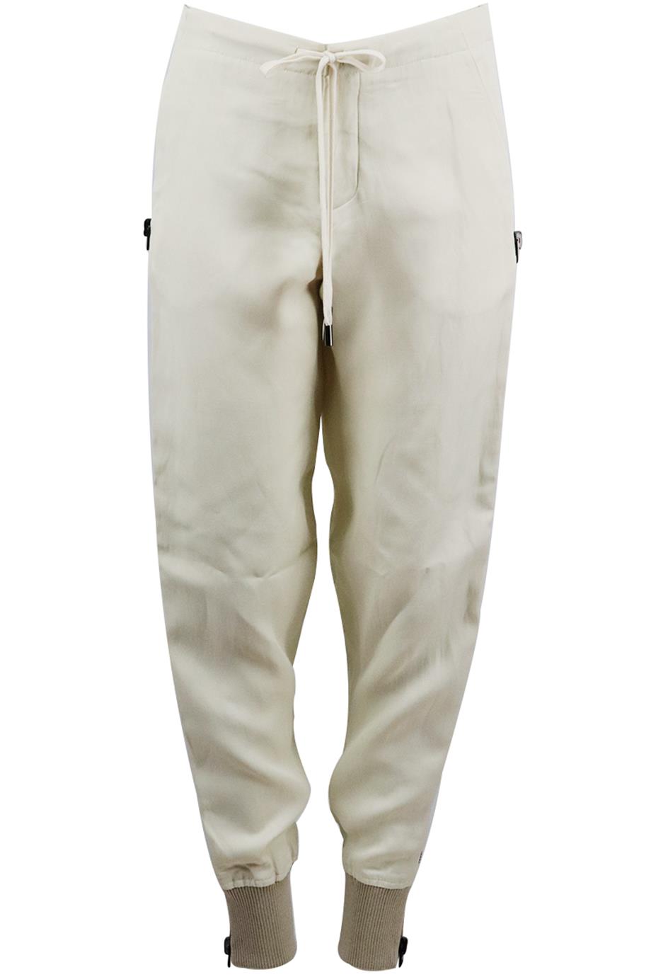 TOM FORD LINEN BLEND TAPERED PANTS IT 38 UK 6