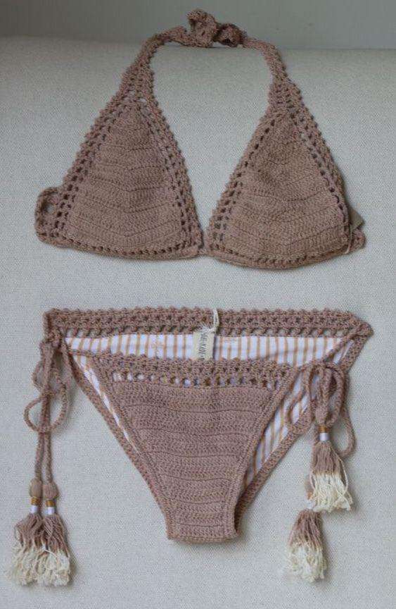 SHE MADE ME CROCHET BIKINI SMALL/MEDIUM/LARGE