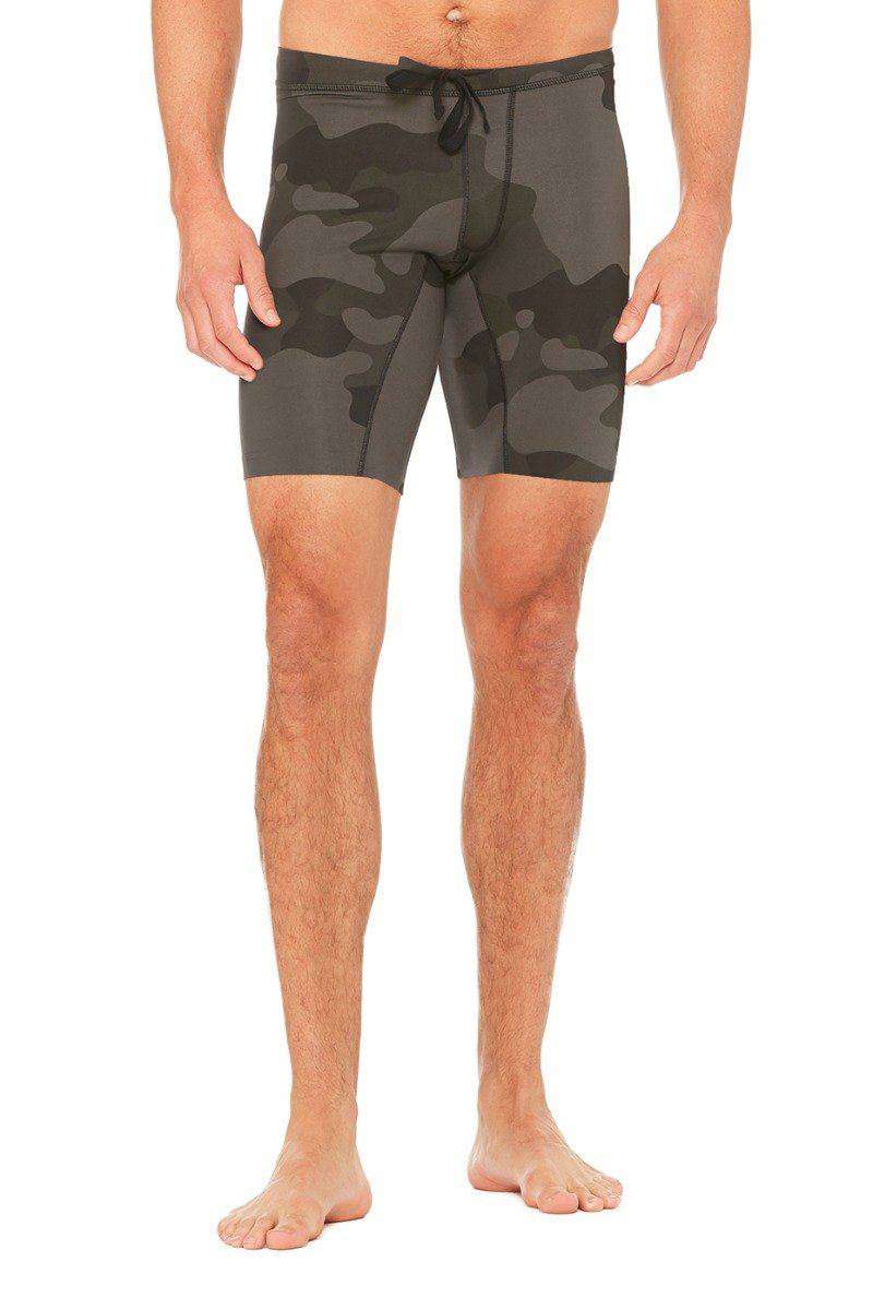ALO YOGA WARRIOR CAMO COMPRESSION SHORTS LARGE