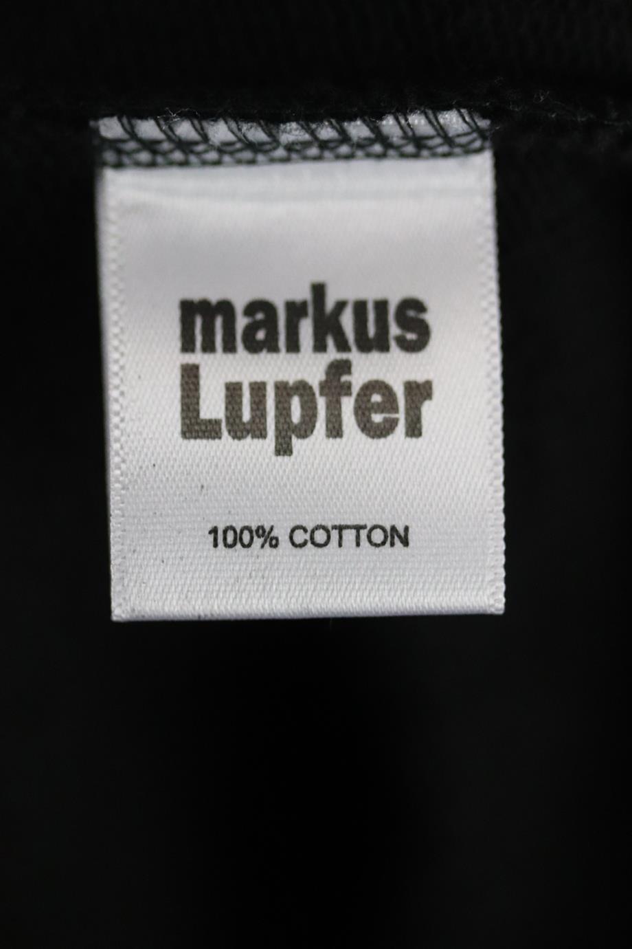 MARKUS LUPFER MEN'S EMBELLISHED COTTON SWEATSHIRT LARGE