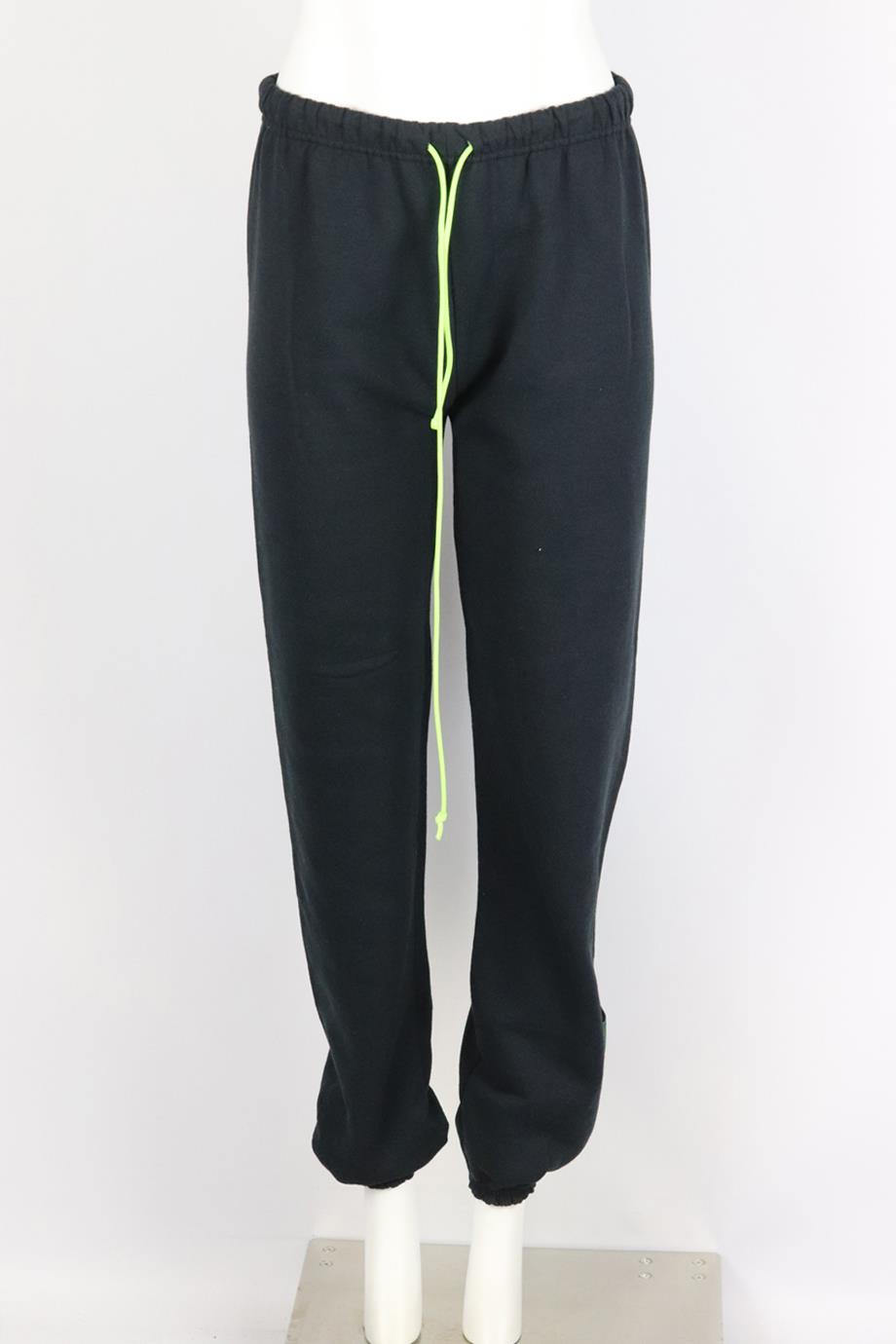 DANZY COTTON JERSEY TRACK PANTS SMALL