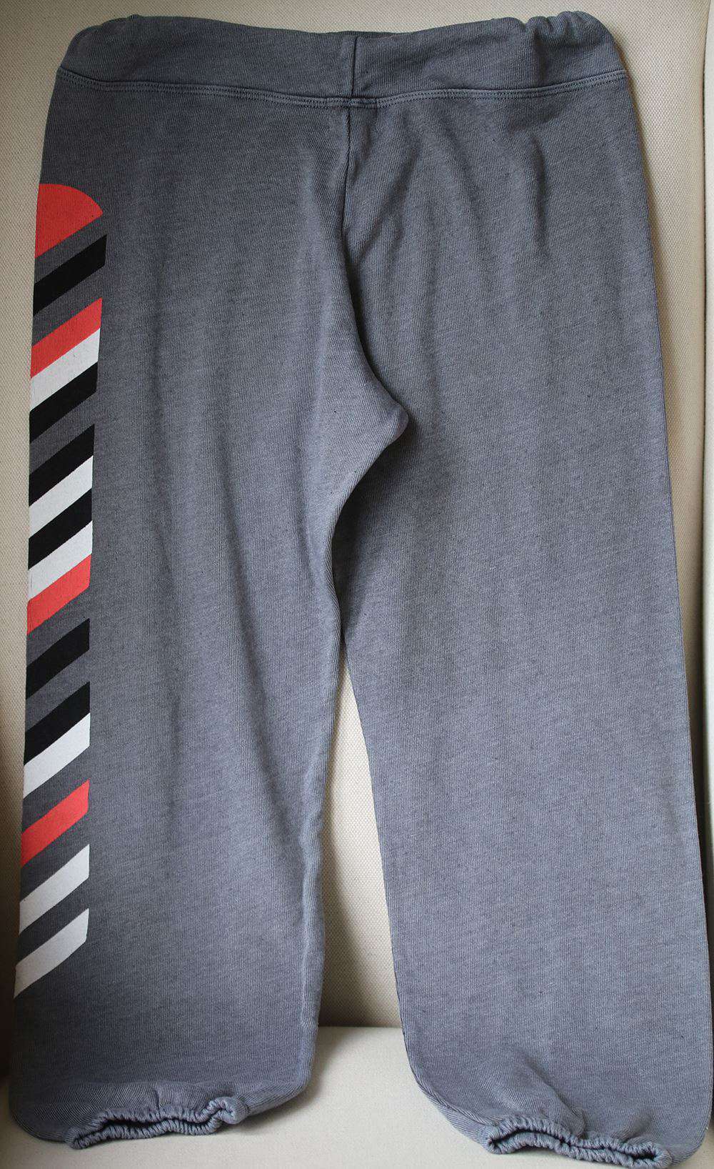 SUNDRY STRIPED GREY SWEATPANTS SIZE 2 UK 10