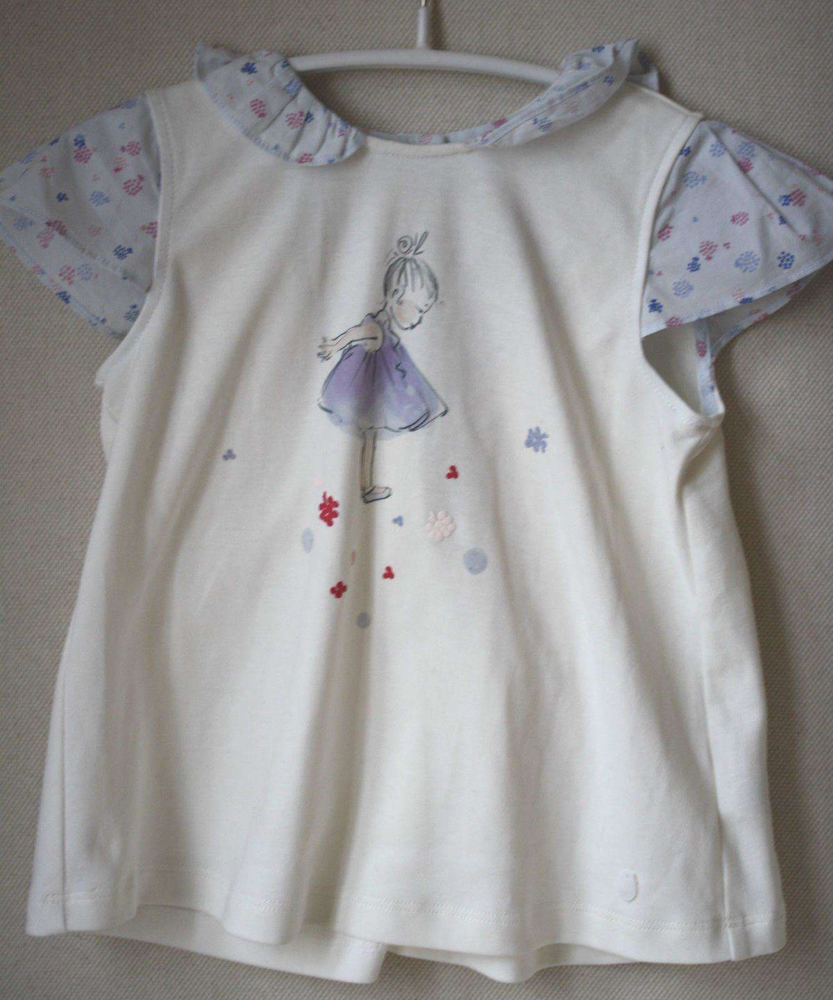 BABY DIOR BALLERINA T-SHIRT TOP 24 MONTHS