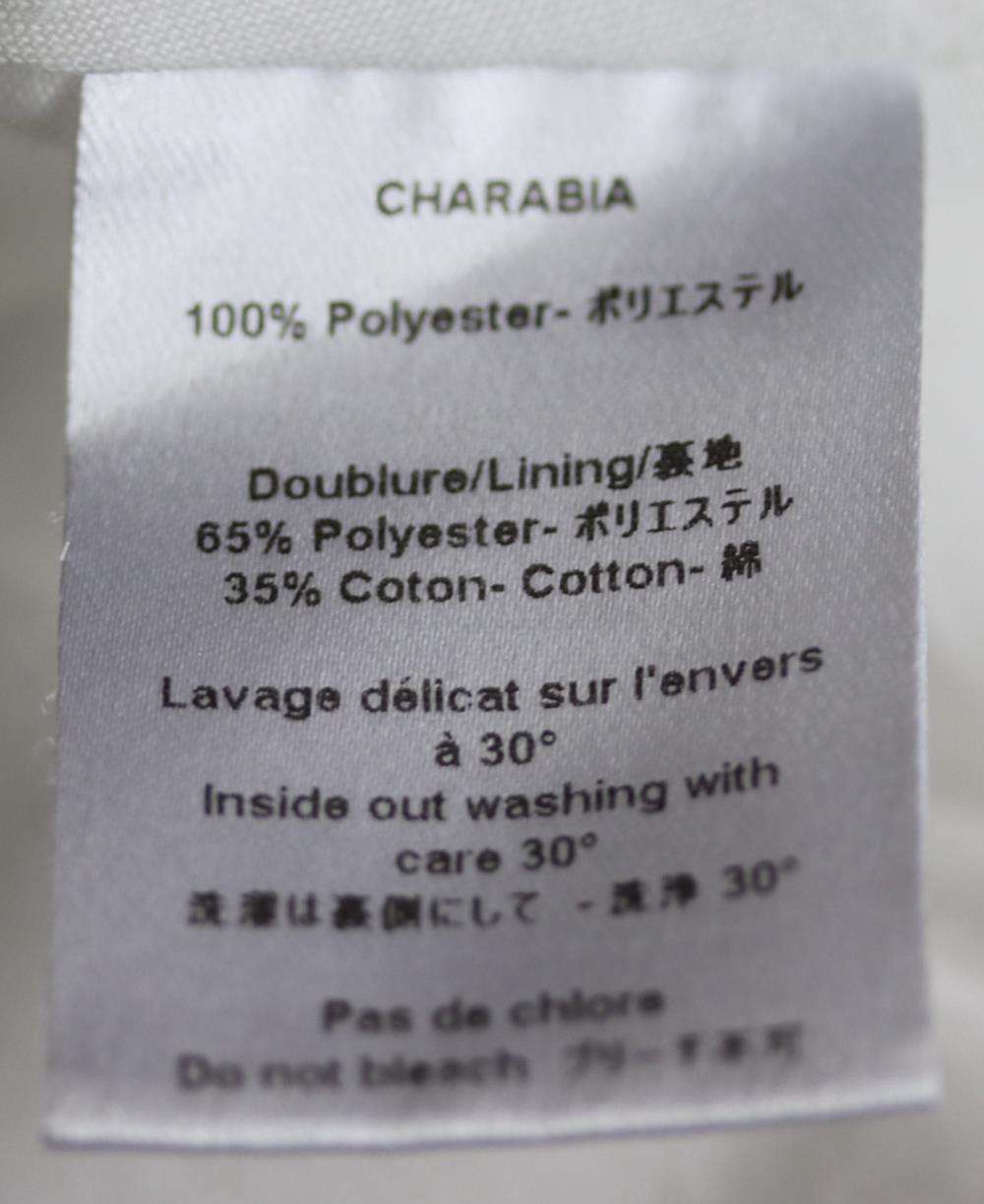 CHARABIA KIDS GIRLS FLOAL AND CAT PRINT SATIN DRESS 6 YEARS