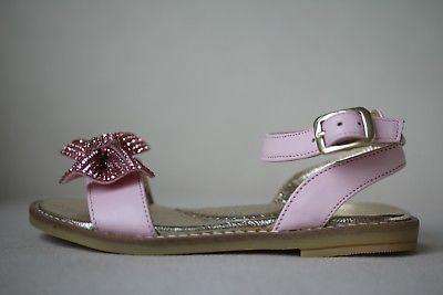 MONNALISA GIRLS PINK LEATHER SANDALS EU 24 UK 7