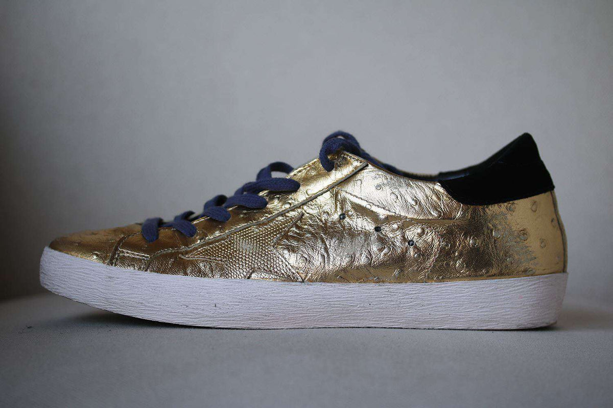 GOLDEN GOOSE DELUXE BRAND SUPERSTAR DISTRESSED LEATHER SNEAKERS EU 39 UK 6 US 9