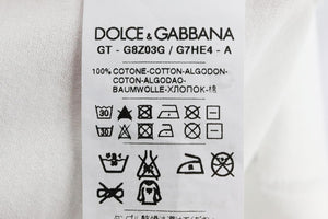 DOLCE AND GABBANA MEN'S PRINTED COTTON JERSEY T-SHIRT IT 50 UK/US CHEST 40