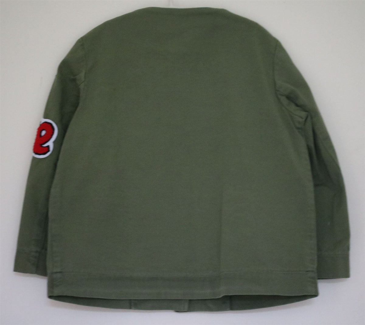 ERMANNO SCERVINO GIRLS GREEN PATCH MILITARY JACKET 4 YEARS